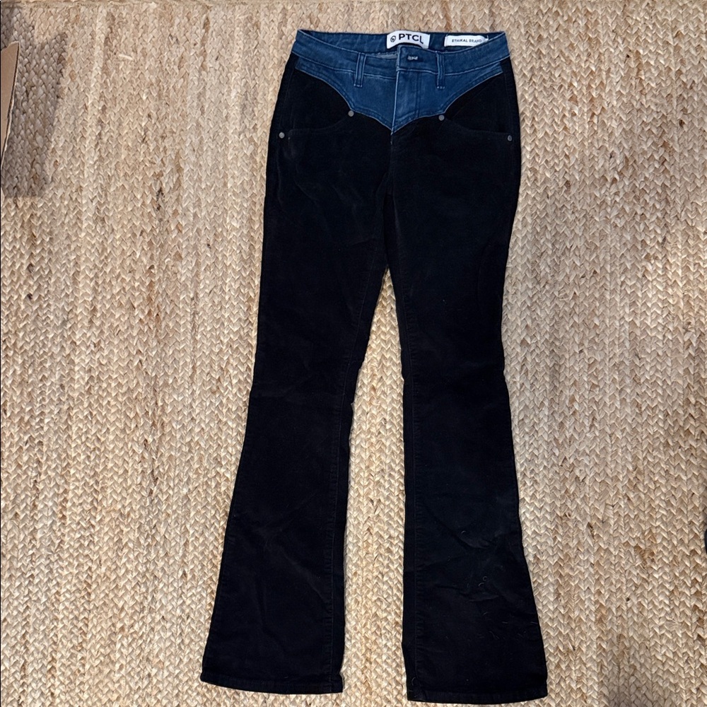 TCL Black and Blue Denim Pants